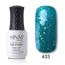 Load image into Gallery viewer, HNM 8ML 28 Rough Color Nail Polish Hybrid Varnish Lucky Lacquer GelLak Gelpolish Semi Permanent Stamping Primer Enamel Soak Off