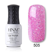 Load image into Gallery viewer, HNM 8ML 28 Rough Color Nail Polish Hybrid Varnish Lucky Lacquer GelLak Gelpolish Semi Permanent Stamping Primer Enamel Soak Off