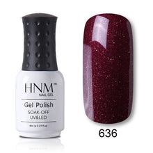 Load image into Gallery viewer, HNM 8ML 28 Rough Color Nail Polish Hybrid Varnish Lucky Lacquer GelLak Gelpolish Semi Permanent Stamping Primer Enamel Soak Off