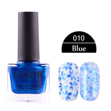 Load image into Gallery viewer, SVKDR Colorful 1Bottle 7ml Stamping Polish Stamp Plate Printing Candy Colors Stamp Nail Polish Nail Art Varnish Lacquer