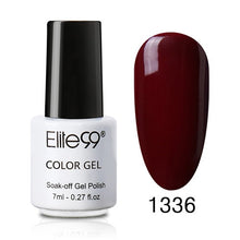 Load image into Gallery viewer, Elite99 7ML Nail Art Gel Black White UV LED Gel Nail Polish Long-lasting Soak Off Varnish Gel Lacquer Gel Varnish Nail Polish
