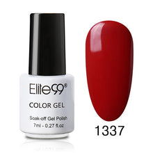 Load image into Gallery viewer, Elite99 7ML Nail Art Gel Black White UV LED Gel Nail Polish Long-lasting Soak Off Varnish Gel Lacquer Gel Varnish Nail Polish
