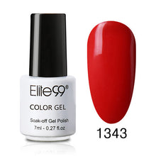 Load image into Gallery viewer, Elite99 7ML Nail Art Gel Black White UV LED Gel Nail Polish Long-lasting Soak Off Varnish Gel Lacquer Gel Varnish Nail Polish