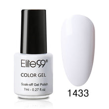 Load image into Gallery viewer, Elite99 7ML Nail Art Gel Black White UV LED Gel Nail Polish Long-lasting Soak Off Varnish Gel Lacquer Gel Varnish Nail Polish