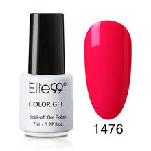 Load image into Gallery viewer, Elite99 7ML Nail Art Gel Black White UV LED Gel Nail Polish Long-lasting Soak Off Varnish Gel Lacquer Gel Varnish Nail Polish