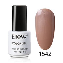 Load image into Gallery viewer, Elite99 7ML Nail Art Gel Black White UV LED Gel Nail Polish Long-lasting Soak Off Varnish Gel Lacquer Gel Varnish Nail Polish