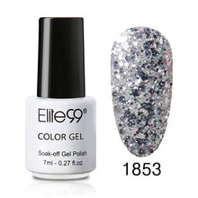 Load image into Gallery viewer, Elite99 7ML Nail Art Gel Black White UV LED Gel Nail Polish Long-lasting Soak Off Varnish Gel Lacquer Gel Varnish Nail Polish
