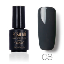 Load image into Gallery viewer, ROSALIND NEW P+Black Bottle 7ml Blossom Nail Polish DIY Nail Gel for Nail Salon Long-Lasting Nail Polish Lacquer Semi Permanent