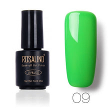 Load image into Gallery viewer, ROSALIND NEW P+Black Bottle 7ml Blossom Nail Polish DIY Nail Gel for Nail Salon Long-Lasting Nail Polish Lacquer Semi Permanent