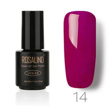 Load image into Gallery viewer, ROSALIND NEW P+Black Bottle 7ml Blossom Nail Polish DIY Nail Gel for Nail Salon Long-Lasting Nail Polish Lacquer Semi Permanent