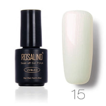 Load image into Gallery viewer, ROSALIND NEW P+Black Bottle 7ml Blossom Nail Polish DIY Nail Gel for Nail Salon Long-Lasting Nail Polish Lacquer Semi Permanent