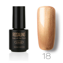 Load image into Gallery viewer, ROSALIND NEW P+Black Bottle 7ml Blossom Nail Polish DIY Nail Gel for Nail Salon Long-Lasting Nail Polish Lacquer Semi Permanent