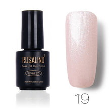 Load image into Gallery viewer, ROSALIND NEW P+Black Bottle 7ml Blossom Nail Polish DIY Nail Gel for Nail Salon Long-Lasting Nail Polish Lacquer Semi Permanent