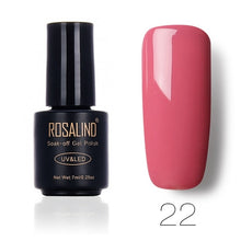 Load image into Gallery viewer, ROSALIND NEW P+Black Bottle 7ml Blossom Nail Polish DIY Nail Gel for Nail Salon Long-Lasting Nail Polish Lacquer Semi Permanent