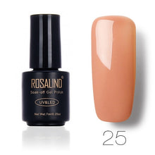 Load image into Gallery viewer, ROSALIND NEW P+Black Bottle 7ml Blossom Nail Polish DIY Nail Gel for Nail Salon Long-Lasting Nail Polish Lacquer Semi Permanent