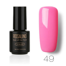 Load image into Gallery viewer, ROSALIND NEW P+Black Bottle 7ml Blossom Nail Polish DIY Nail Gel for Nail Salon Long-Lasting Nail Polish Lacquer Semi Permanent