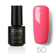 Load image into Gallery viewer, ROSALIND NEW P+Black Bottle 7ml Blossom Nail Polish DIY Nail Gel for Nail Salon Long-Lasting Nail Polish Lacquer Semi Permanent