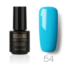 Load image into Gallery viewer, ROSALIND NEW P+Black Bottle 7ml Blossom Nail Polish DIY Nail Gel for Nail Salon Long-Lasting Nail Polish Lacquer Semi Permanent