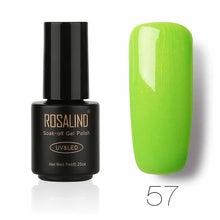 Load image into Gallery viewer, ROSALIND NEW P+Black Bottle 7ml Blossom Nail Polish DIY Nail Gel for Nail Salon Long-Lasting Nail Polish Lacquer Semi Permanent