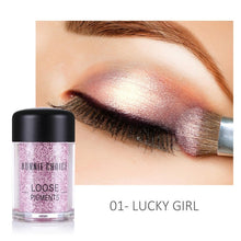 Load image into Gallery viewer, BONNIE CHOICE Palette Eyeshadow Pigment Eye Shadow Glitter Powder Matte Metallic Shiny Holographic Eye Toppers Eyeshadow Makeup