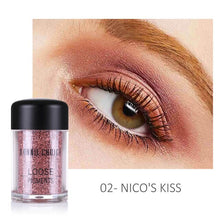 Load image into Gallery viewer, BONNIE CHOICE Palette Eyeshadow Pigment Eye Shadow Glitter Powder Matte Metallic Shiny Holographic Eye Toppers Eyeshadow Makeup