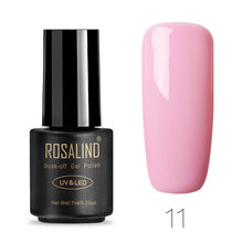 Load image into Gallery viewer, ROSALIND Nail Polish 7ML 58 Color Series Gel Nail Polish Nail Art UV LED Soak-off Gel Lacquer Vernis Semi Permanent Gel Varnish