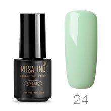 Load image into Gallery viewer, ROSALIND Nail Polish 7ML 58 Color Series Gel Nail Polish Nail Art UV LED Soak-off Gel Lacquer Vernis Semi Permanent Gel Varnish