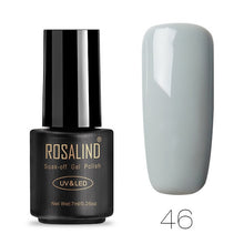 Load image into Gallery viewer, ROSALIND Nail Polish 7ML 58 Color Series Gel Nail Polish Nail Art UV LED Soak-off Gel Lacquer Vernis Semi Permanent Gel Varnish