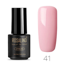 Load image into Gallery viewer, ROSALIND Nail Polish 7ML 58 Color Series Gel Nail Polish Nail Art UV LED Soak-off Gel Lacquer Vernis Semi Permanent Gel Varnish