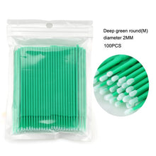 Load image into Gallery viewer, 100Pcs/bag Disposable MicroBrush Eyelashes Extension Individual Lash Removing Swab Micro Brush For Eyelash Extension Tools