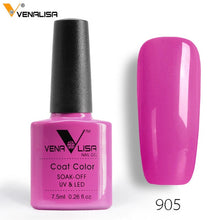 Load image into Gallery viewer, 7.5ml VENALISA Nail Gel Polish High Quality Nail Art Salon 60 Colors Soak off UV LED Nail Gel Varnish Camouflage Color Lacquer