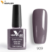 Load image into Gallery viewer, 7.5ml VENALISA Nail Gel Polish High Quality Nail Art Salon 60 Colors Soak off UV LED Nail Gel Varnish Camouflage Color Lacquer