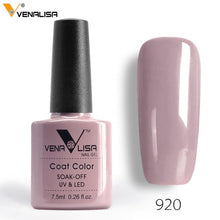 Load image into Gallery viewer, 7.5ml VENALISA Nail Gel Polish High Quality Nail Art Salon 60 Colors Soak off UV LED Nail Gel Varnish Camouflage Color Lacquer