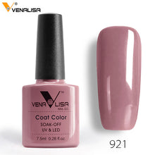Load image into Gallery viewer, 7.5ml VENALISA Nail Gel Polish High Quality Nail Art Salon 60 Colors Soak off UV LED Nail Gel Varnish Camouflage Color Lacquer