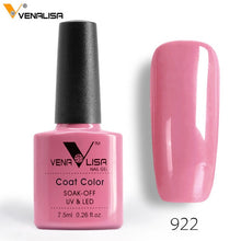 Load image into Gallery viewer, 7.5ml VENALISA Nail Gel Polish High Quality Nail Art Salon 60 Colors Soak off UV LED Nail Gel Varnish Camouflage Color Lacquer