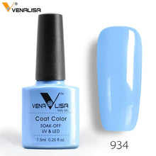 Load image into Gallery viewer, 7.5ml VENALISA Nail Gel Polish High Quality Nail Art Salon 60 Colors Soak off UV LED Nail Gel Varnish Camouflage Color Lacquer