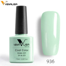 Load image into Gallery viewer, 7.5ml VENALISA Nail Gel Polish High Quality Nail Art Salon 60 Colors Soak off UV LED Nail Gel Varnish Camouflage Color Lacquer