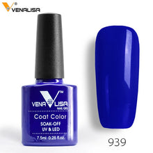Load image into Gallery viewer, 7.5ml VENALISA Nail Gel Polish High Quality Nail Art Salon 60 Colors Soak off UV LED Nail Gel Varnish Camouflage Color Lacquer