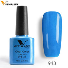 Load image into Gallery viewer, 7.5ml VENALISA Nail Gel Polish High Quality Nail Art Salon 60 Colors Soak off UV LED Nail Gel Varnish Camouflage Color Lacquer