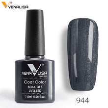 Load image into Gallery viewer, 7.5ml VENALISA Nail Gel Polish High Quality Nail Art Salon 60 Colors Soak off UV LED Nail Gel Varnish Camouflage Color Lacquer