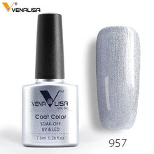 Load image into Gallery viewer, 7.5ml VENALISA Nail Gel Polish High Quality Nail Art Salon 60 Colors Soak off UV LED Nail Gel Varnish Camouflage Color Lacquer