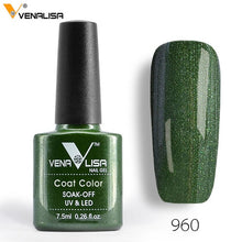 Load image into Gallery viewer, 7.5ml VENALISA Nail Gel Polish High Quality Nail Art Salon 60 Colors Soak off UV LED Nail Gel Varnish Camouflage Color Lacquer