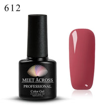Load image into Gallery viewer, Meet Across UV LED DIY Nail Polish Gel Soak Off Pure Color Varnish Lacquer Vernis Semi Permanent Manicure Nail Art Gel Polish