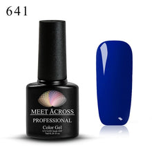 Load image into Gallery viewer, Meet Across UV LED DIY Nail Polish Gel Soak Off Pure Color Varnish Lacquer Vernis Semi Permanent Manicure Nail Art Gel Polish
