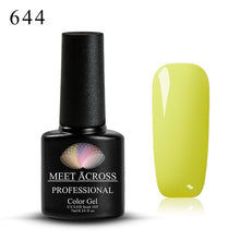 Load image into Gallery viewer, Meet Across UV LED DIY Nail Polish Gel Soak Off Pure Color Varnish Lacquer Vernis Semi Permanent Manicure Nail Art Gel Polish
