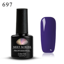 Load image into Gallery viewer, Meet Across UV LED DIY Nail Polish Gel Soak Off Pure Color Varnish Lacquer Vernis Semi Permanent Manicure Nail Art Gel Polish