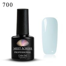Load image into Gallery viewer, Meet Across UV LED DIY Nail Polish Gel Soak Off Pure Color Varnish Lacquer Vernis Semi Permanent Manicure Nail Art Gel Polish