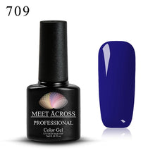 Load image into Gallery viewer, Meet Across UV LED DIY Nail Polish Gel Soak Off Pure Color Varnish Lacquer Vernis Semi Permanent Manicure Nail Art Gel Polish