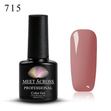 Load image into Gallery viewer, Meet Across UV LED DIY Nail Polish Gel Soak Off Pure Color Varnish Lacquer Vernis Semi Permanent Manicure Nail Art Gel Polish