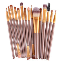 Load image into Gallery viewer, MAANGE 15Pcs Makeup Brushes Set brochas maquillaje Foundation Eyebrow Eyeliner Blush Powder Make Up Brushes Beauty Cosmetics